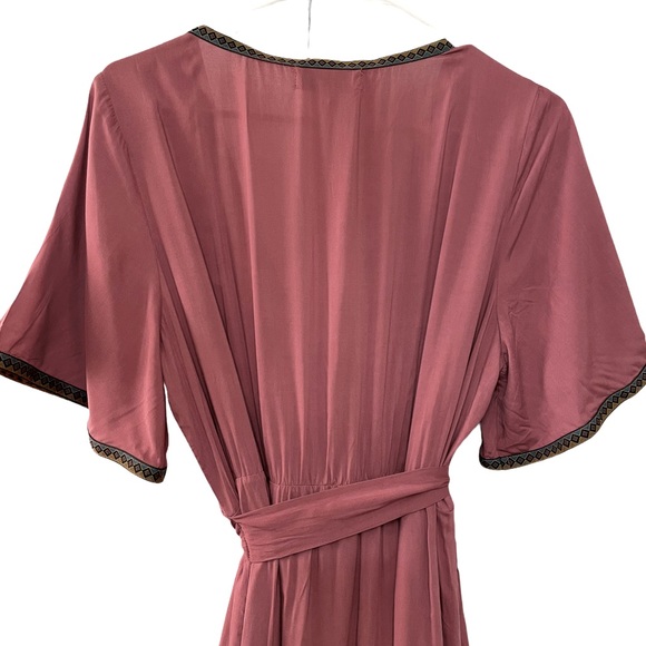 NWT!! PIPER & SCOOT | Boho Aztec Wrap Dress maxi - Picture 4 of 11